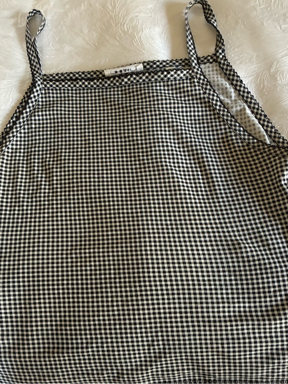 Doen Angie gingham tank top